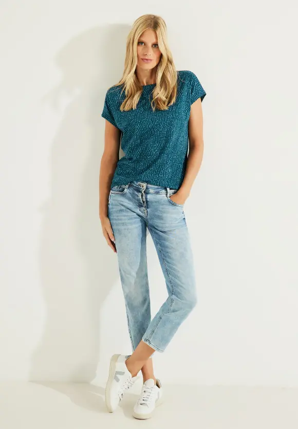 CECIL T-Shirt mit Punkteprint