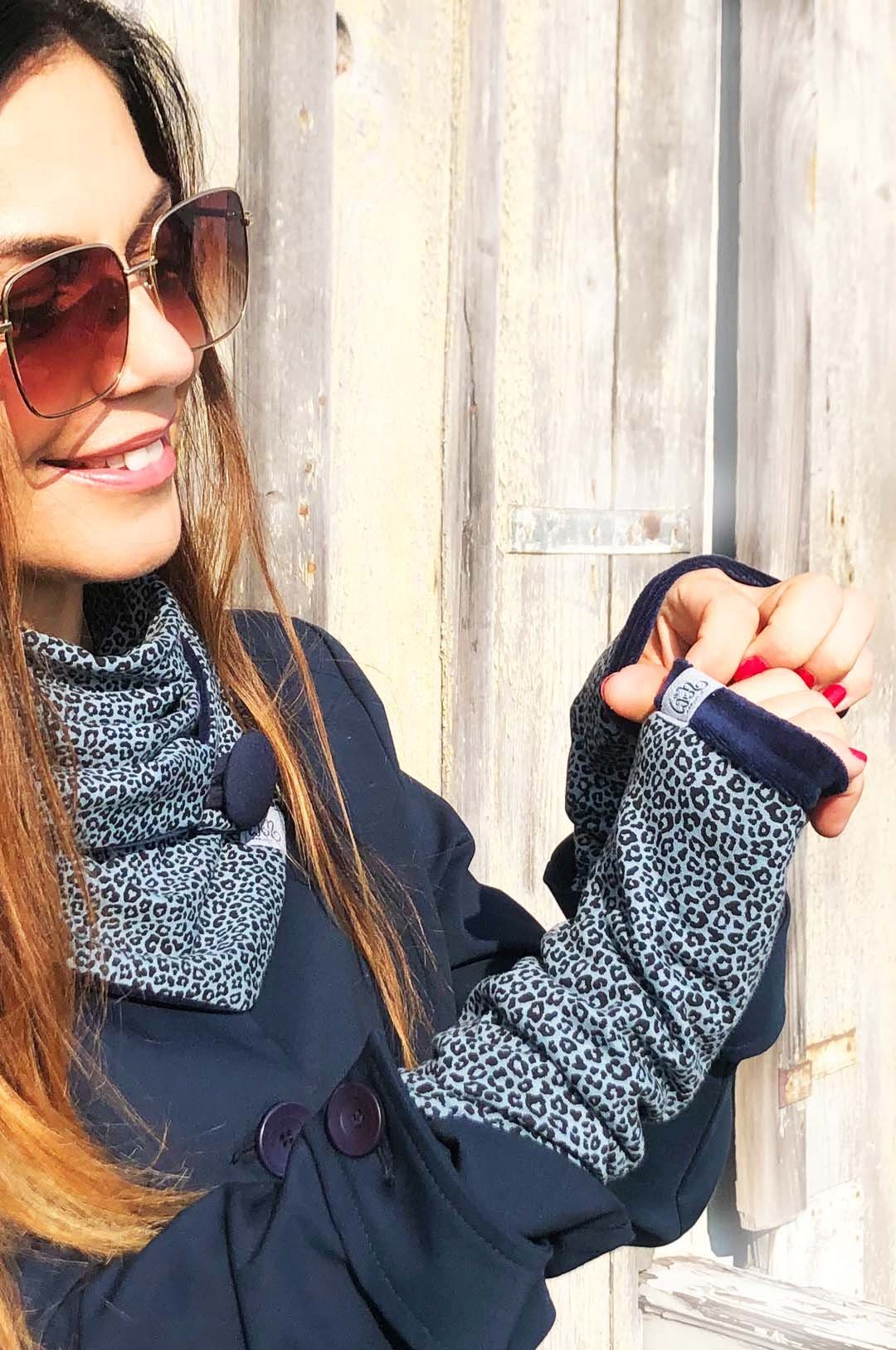 Wishproject® Armstulpen Leopard, Pulswärmer (2-St) Weiche Stoffe & Hochwertige Herstellung in Deutschland