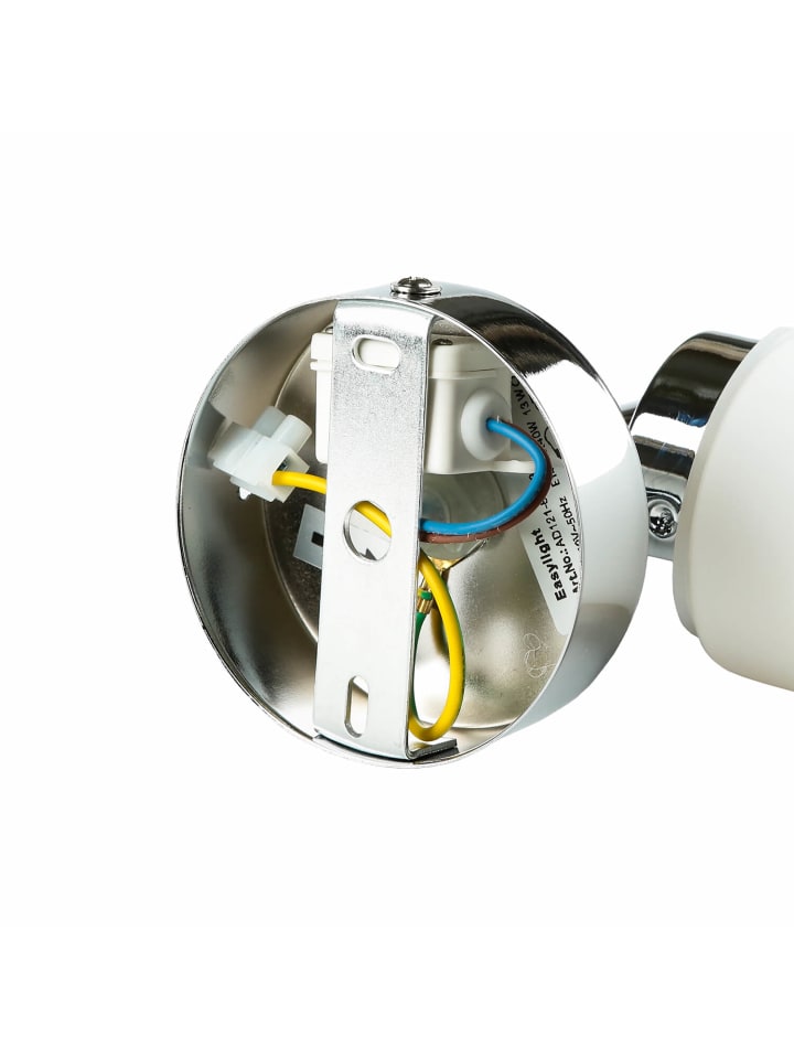 Licht-Erlebnisse Wandlampe in Chrom Weiß günstig kaufen onesize