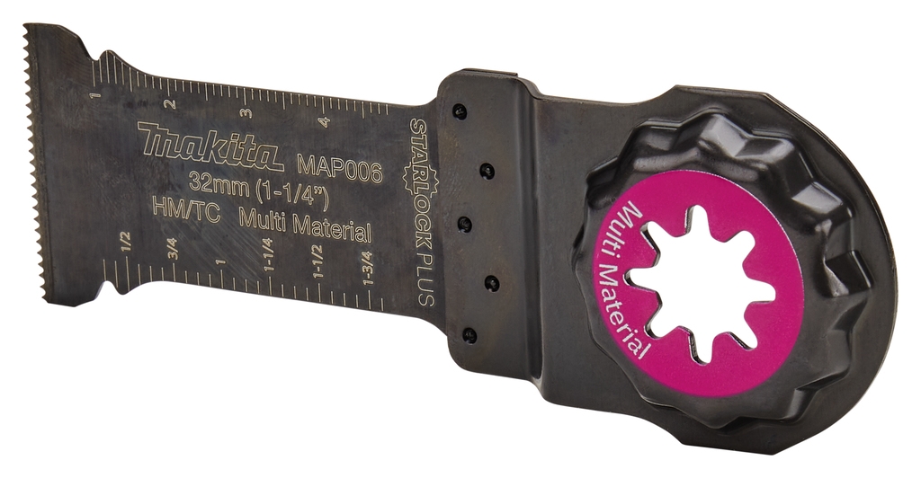 Makita Zubehör B-66379 MAP006 Tauchsägeblatt 32x50mm Multimaterial Starlock Plus Multifunktionssägeblatt