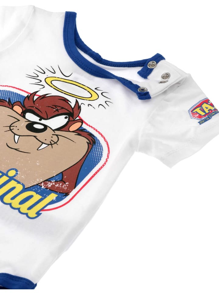 Warner Bros Body Kurzarm Looney Tunes in weiß günstig kaufen