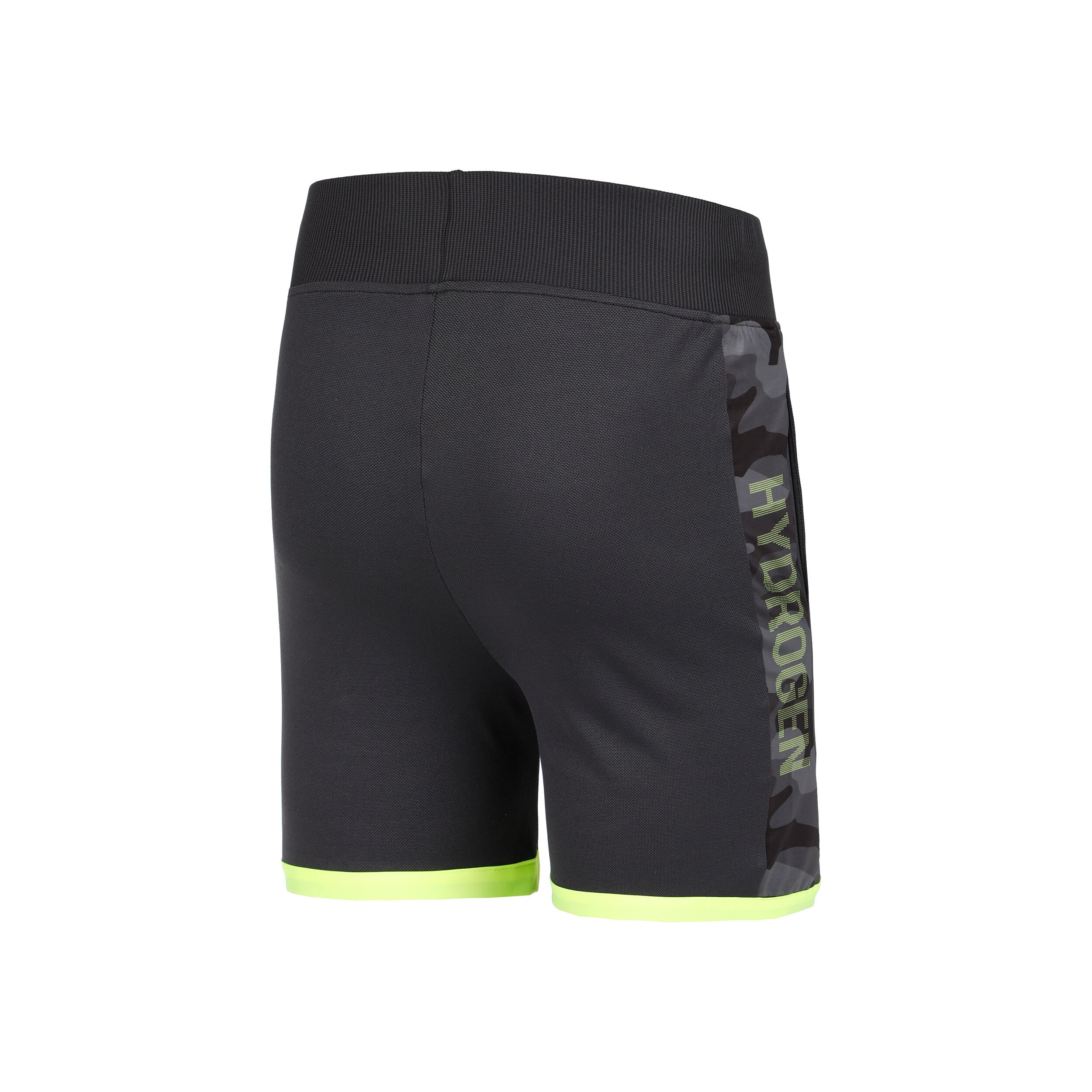 Camo Tech Shorts Herren - Dunkelgrau, Gelb