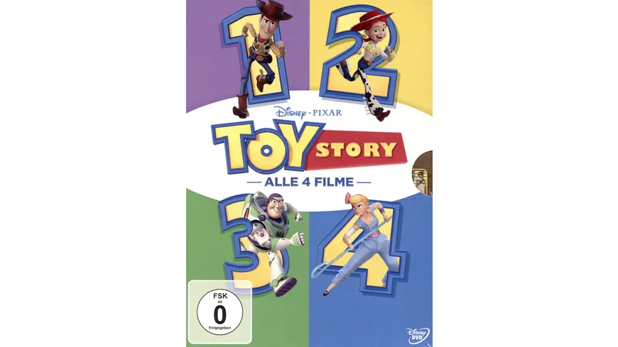 Toy Story 1-4  [4 DVDs]