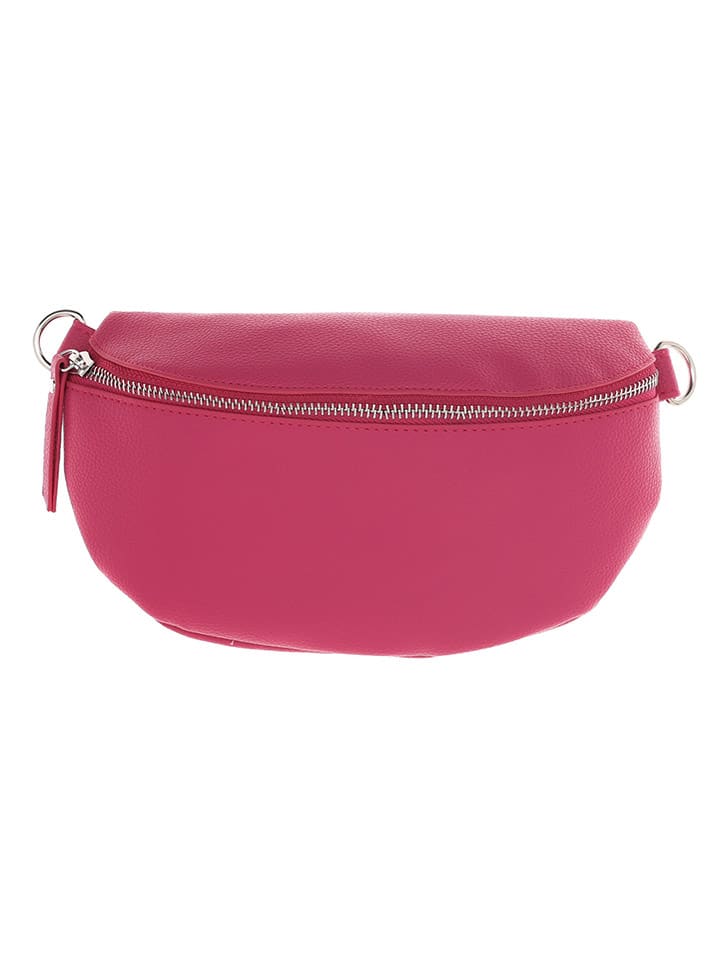 Zwillingsherz Leder-Umhängetasche in Pink - (B)23 x (H)14 x (T)7 cm günstig kaufen onesize