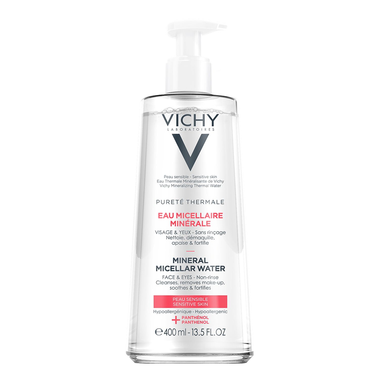 Vichy Eau Micellaire Minérale Visage et Yeux 400 ml