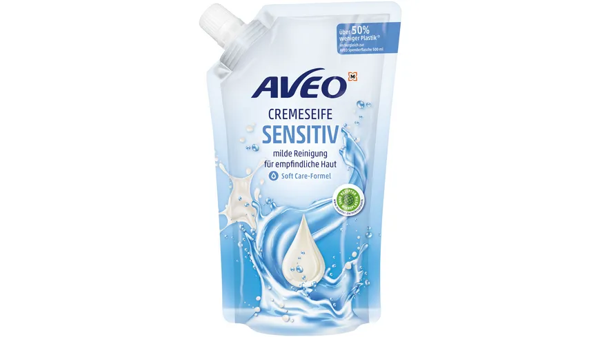 AVEO Cremeseife Sensitiv Nachfüllbeutel 750 ml