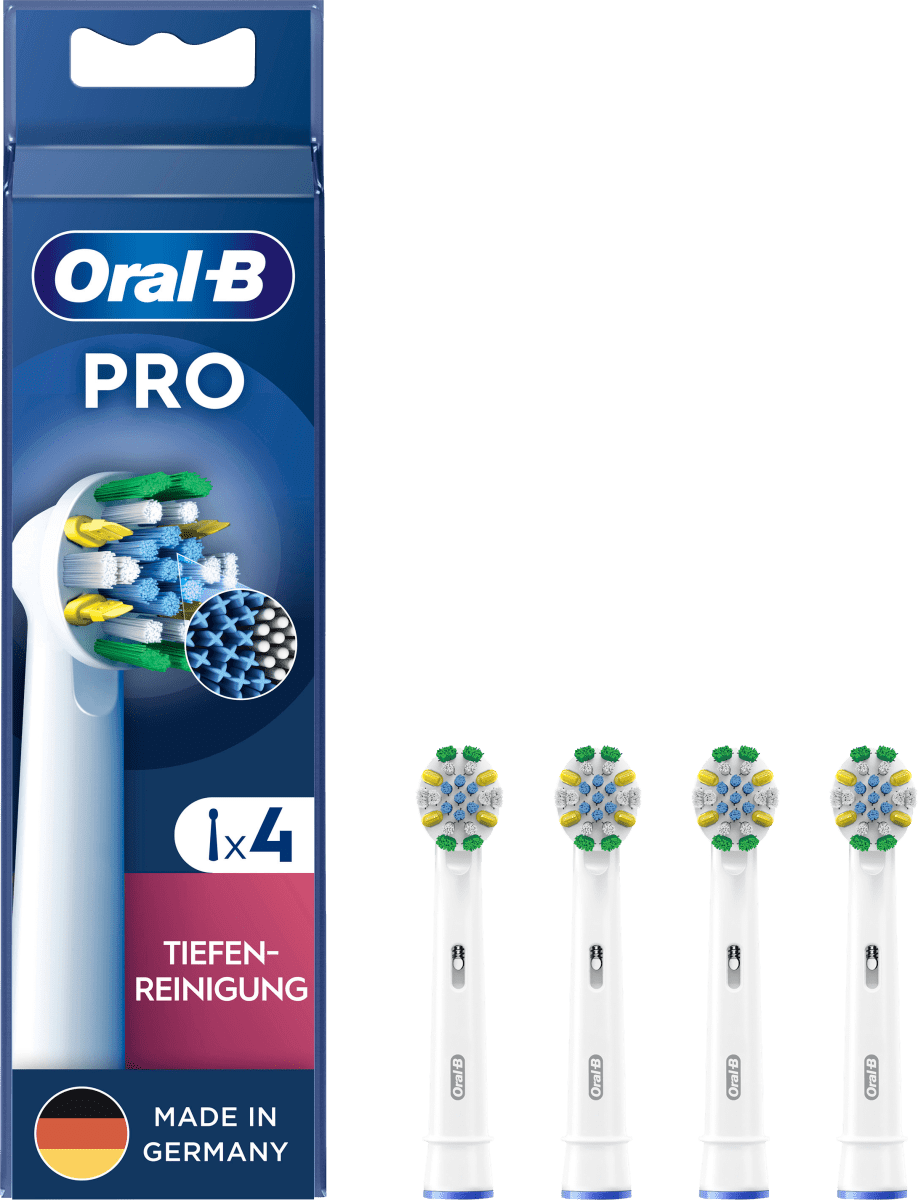 Aufsteckbürsten PRO Tiefenreinigung, 4 St