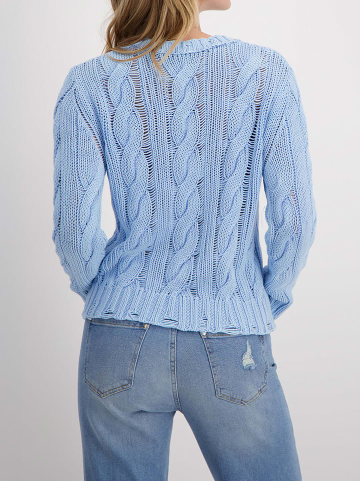 monari Pullover in Hellblau günstig kaufen