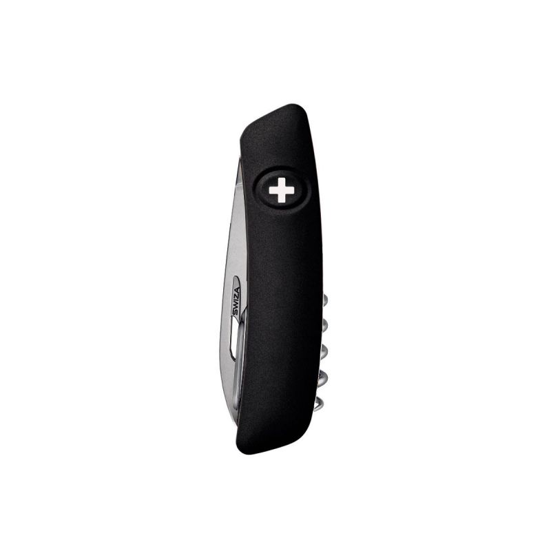 Swiza D03 AllMatt Black, Schweizer Taschenmesser made in Swiss