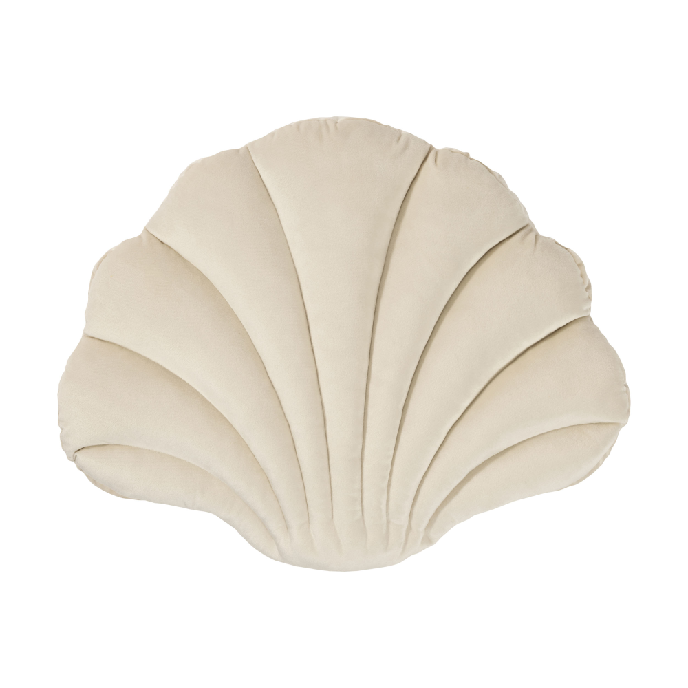 Formkissen Shell elfenbein uni