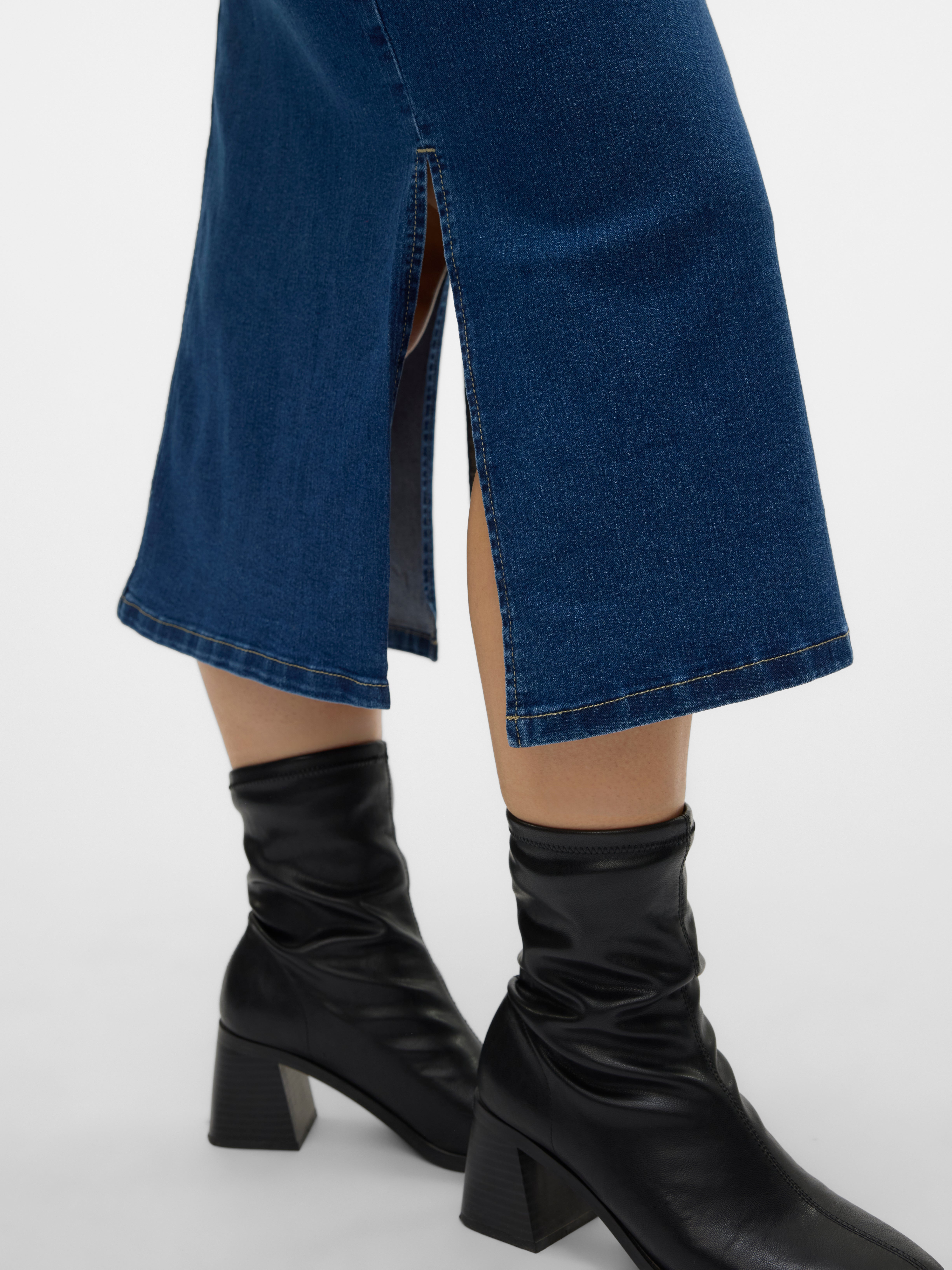 VMCSERENA Hohe Taille Langer Rock