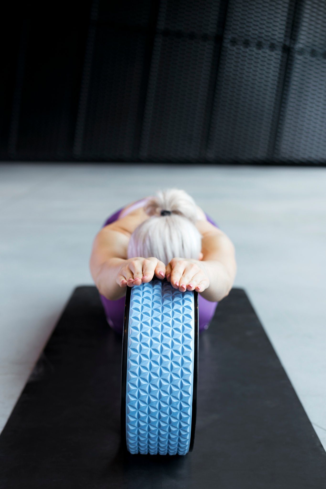 Spokey Yogamatte Spokey Yogamatte schwarz 183 x 61 Rutschfest, Rutschfest, Hilfslinien