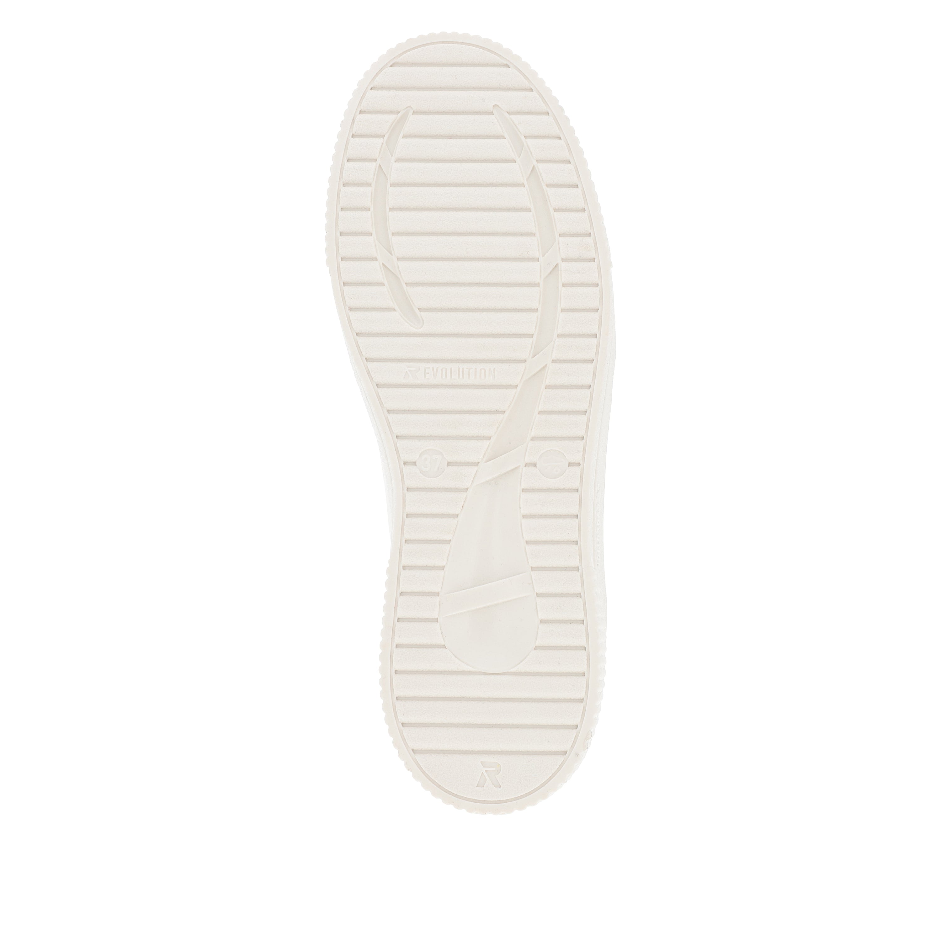 Rieker Damen Sneaker Low crystal-white sand-beige