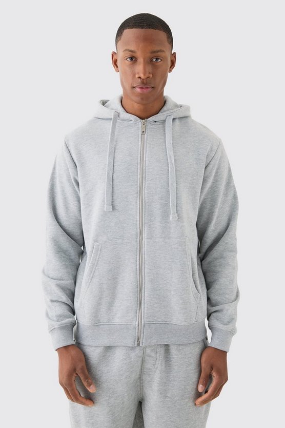 Basic Hoodie mit Reißverschluss