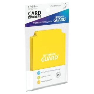 Ultimate Guard Card Divider Standard Size Gelb (10)