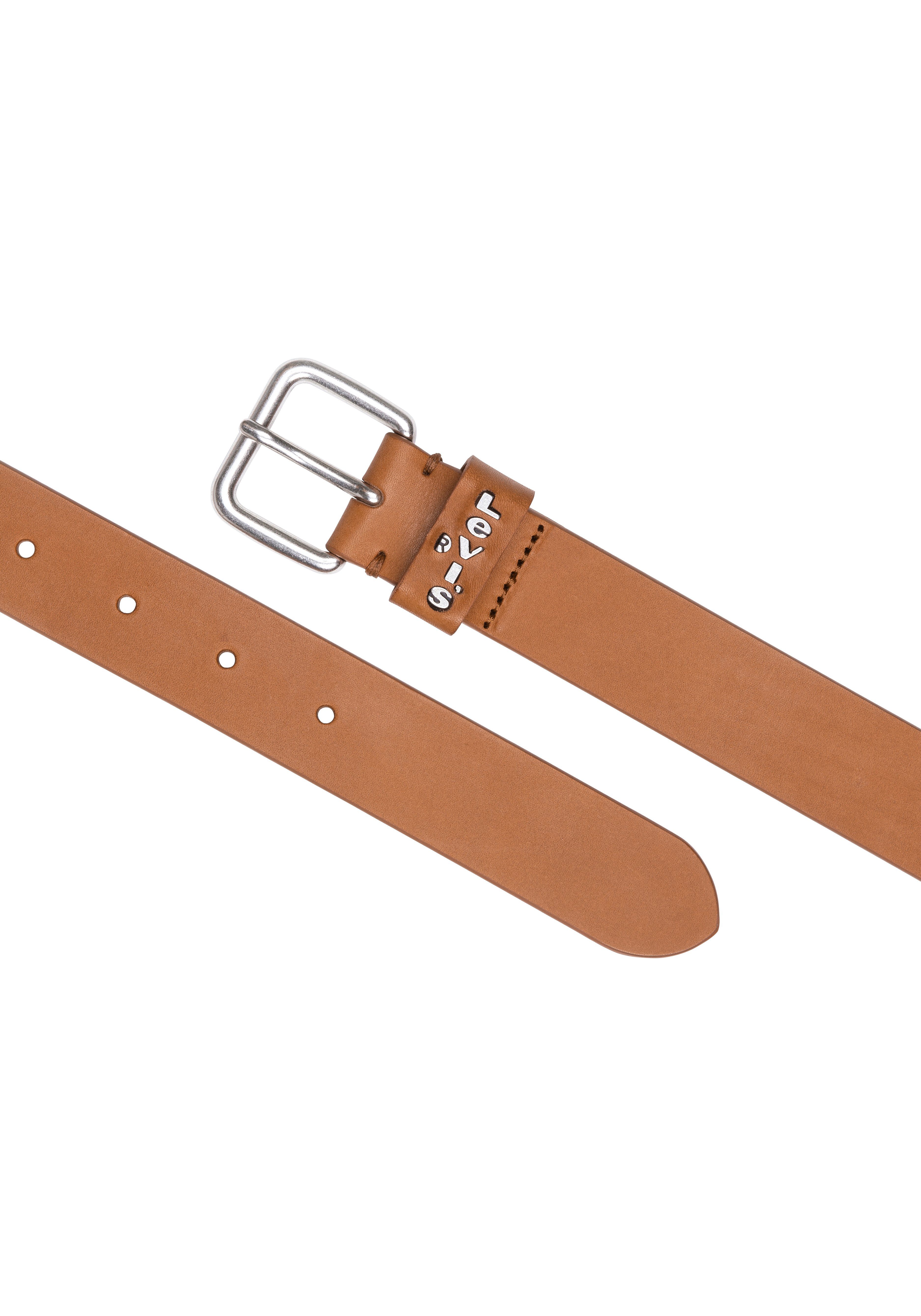 Levi's® Ledergürtel CALYPSO mit eckiger Schließe und goldfarbenem Finish