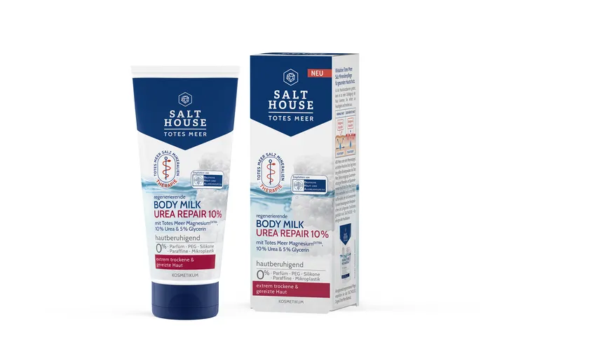 SALTHOUSE Totes Meer Therapie Body Milk Urea Repair 10% 200 ml