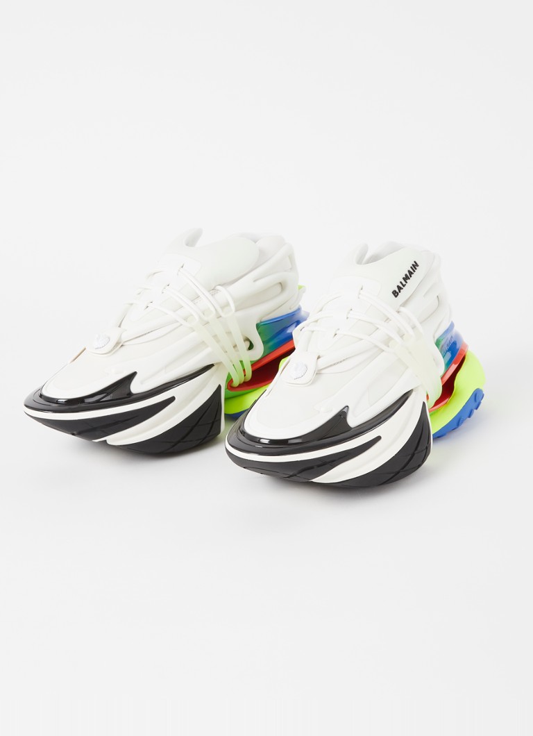 Balmain Unicorn sneaker with leather details