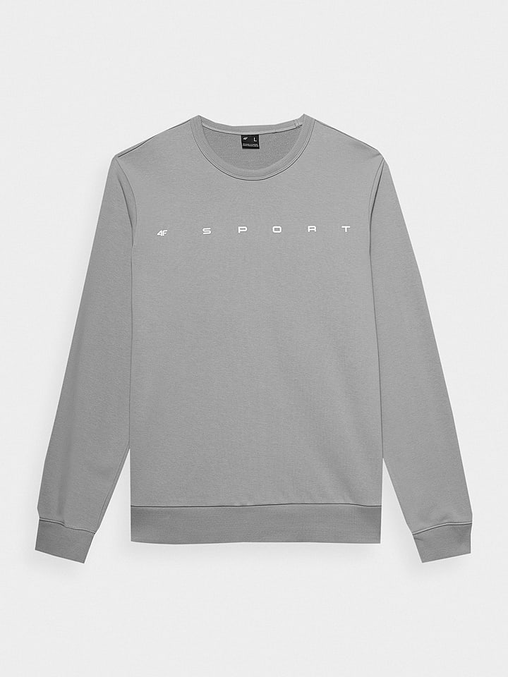 4F Sweatshirt in Grau günstig kaufen