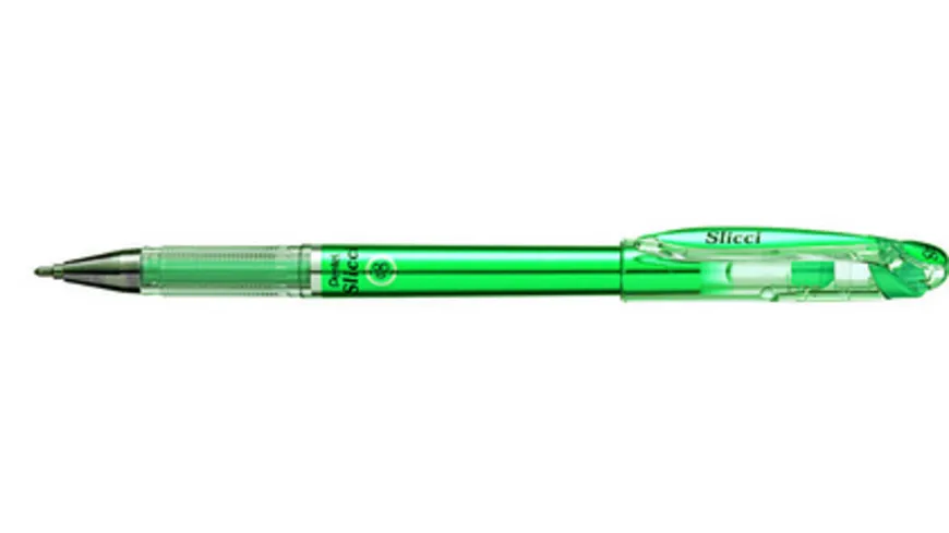 Pentel Tintenroller Slicci Metallic grün