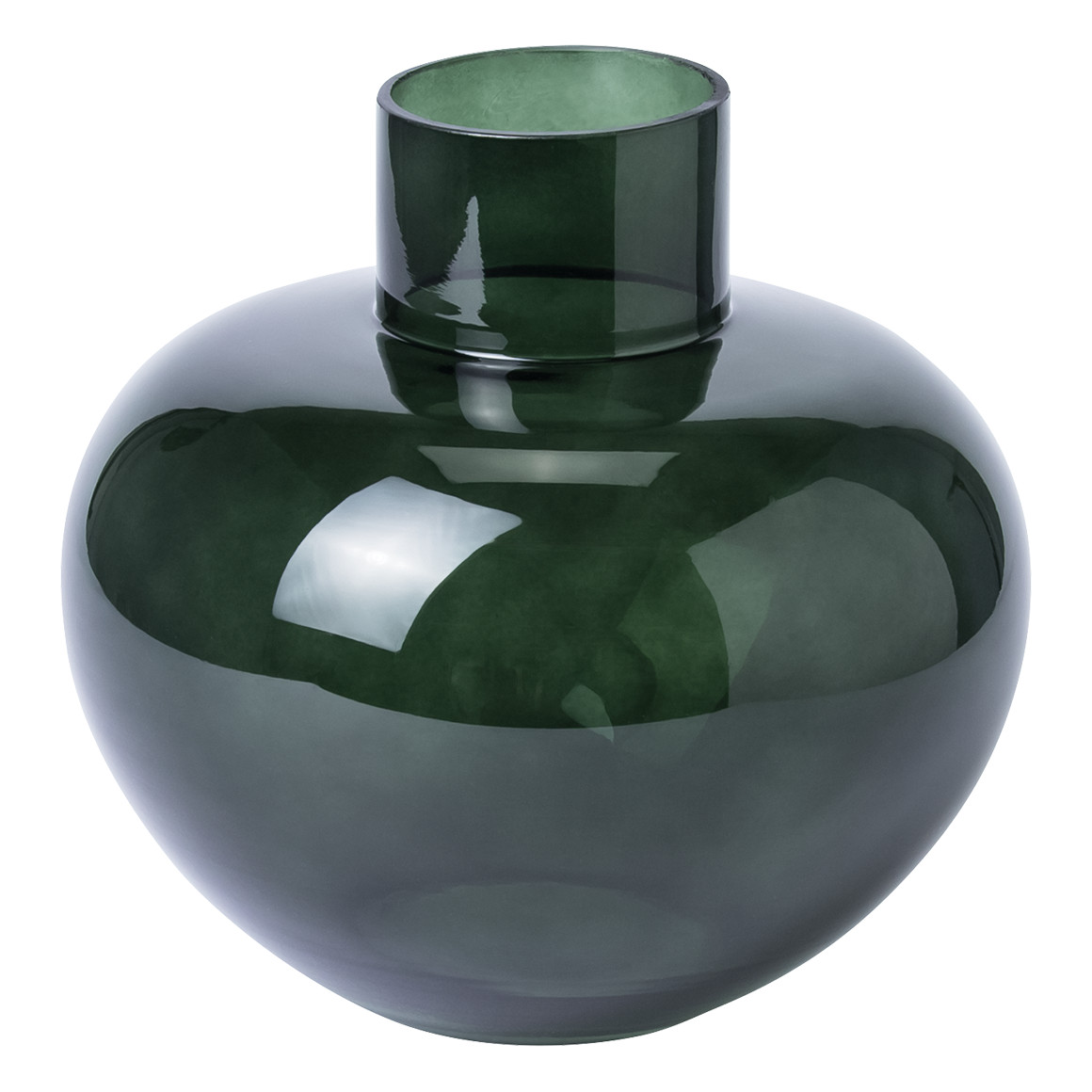 Große Vase in bauchiger Form