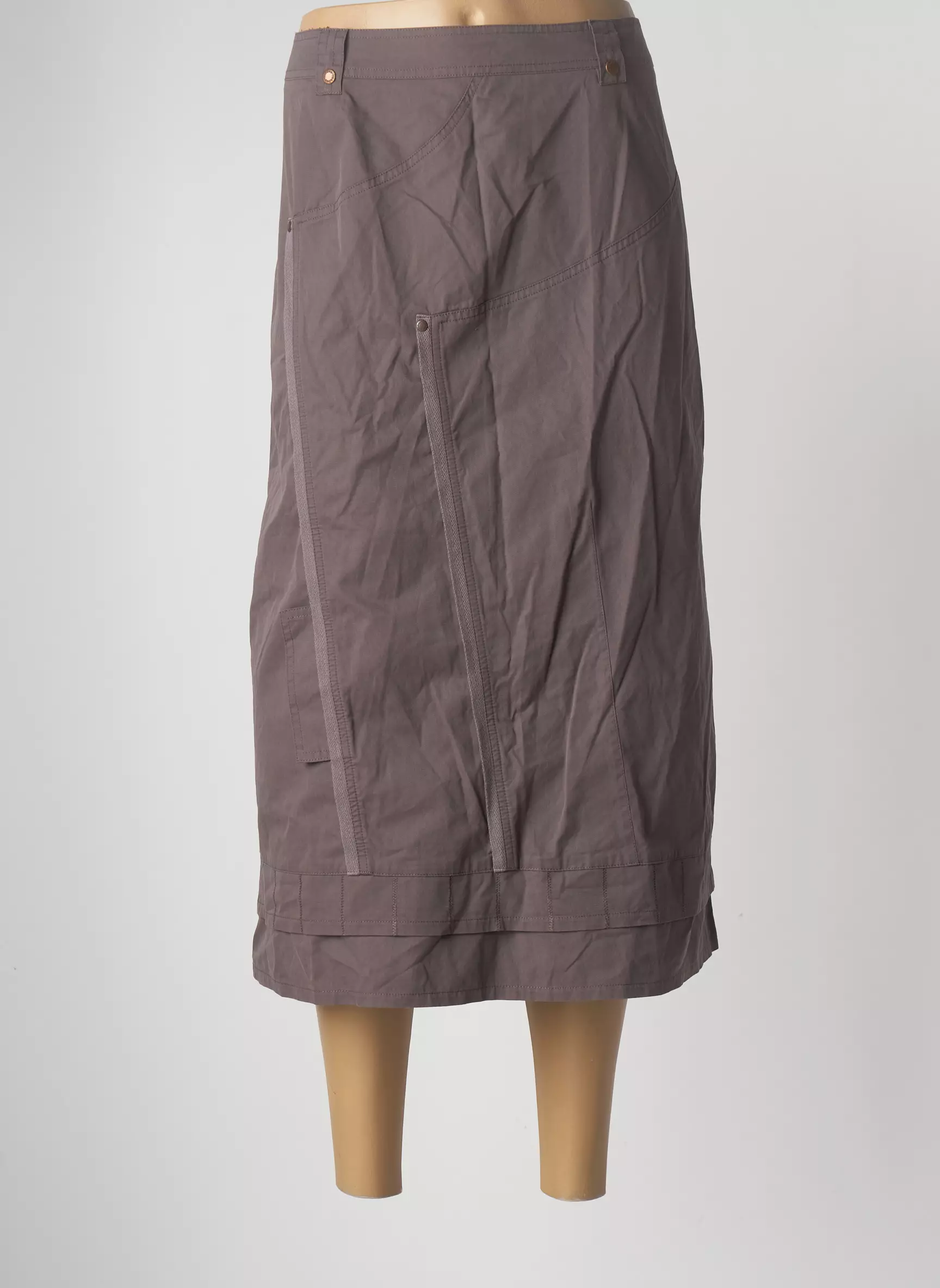 Voodoo Jupes Mi Longues Femme couleur gris