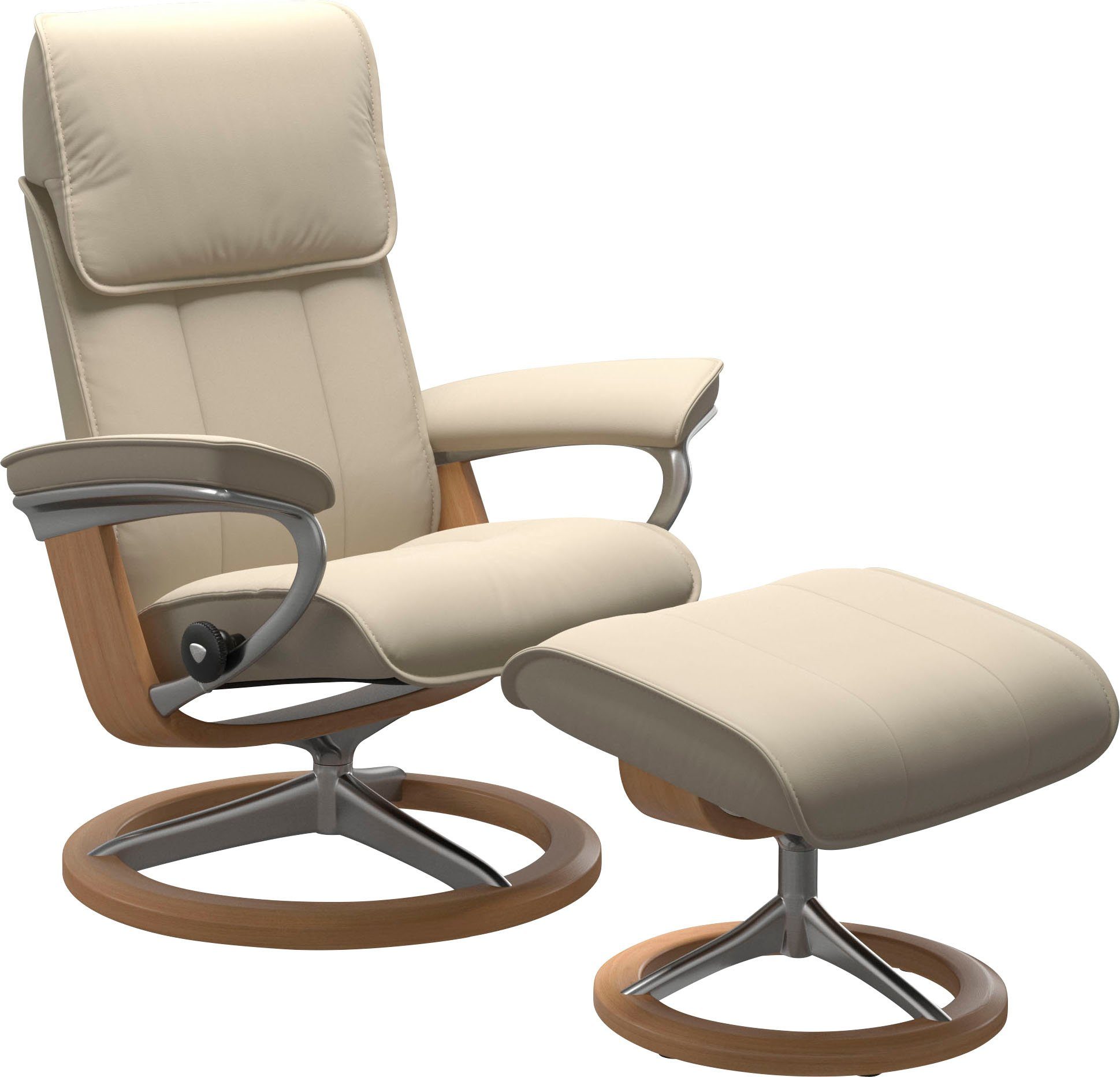 Stressless® Relaxsessel Admiral, mit Signature Base, Größe M & L, Gestell Eiche