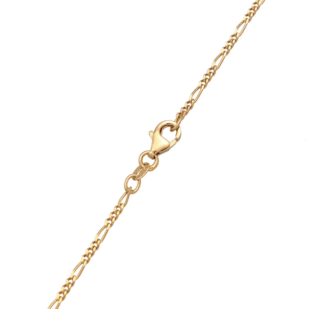 Elli Elli Collier Femmes Yin & Yang Pendentif Figaro avec émail en argent sterling 925 Bijoux