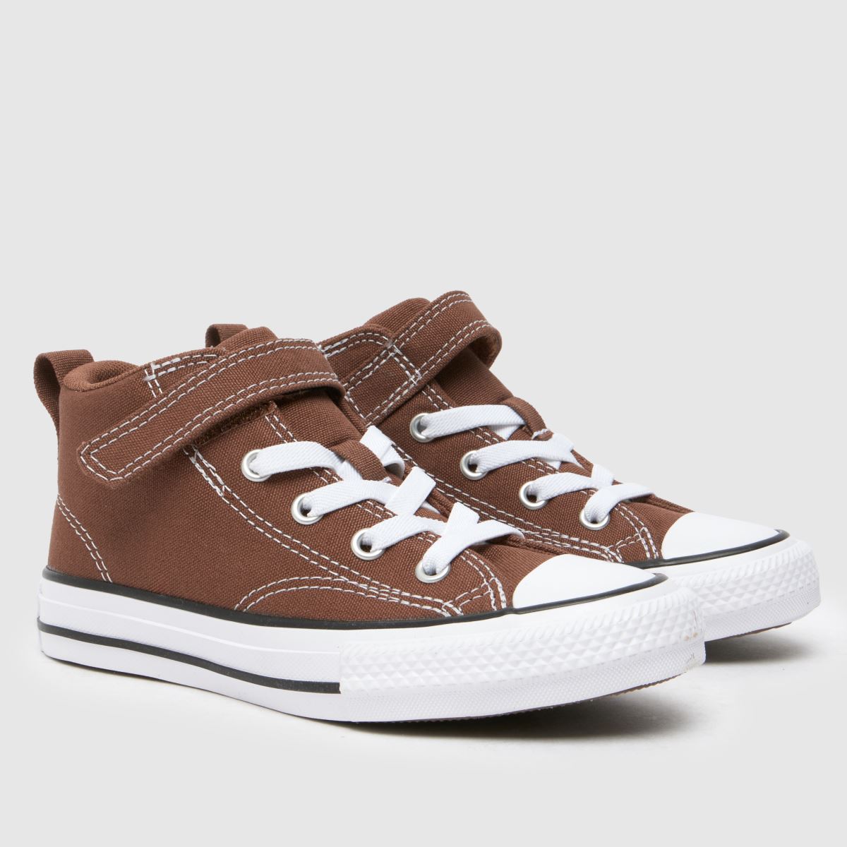 Converse barna és fehér All Star Malden Street V fiús junior cipő