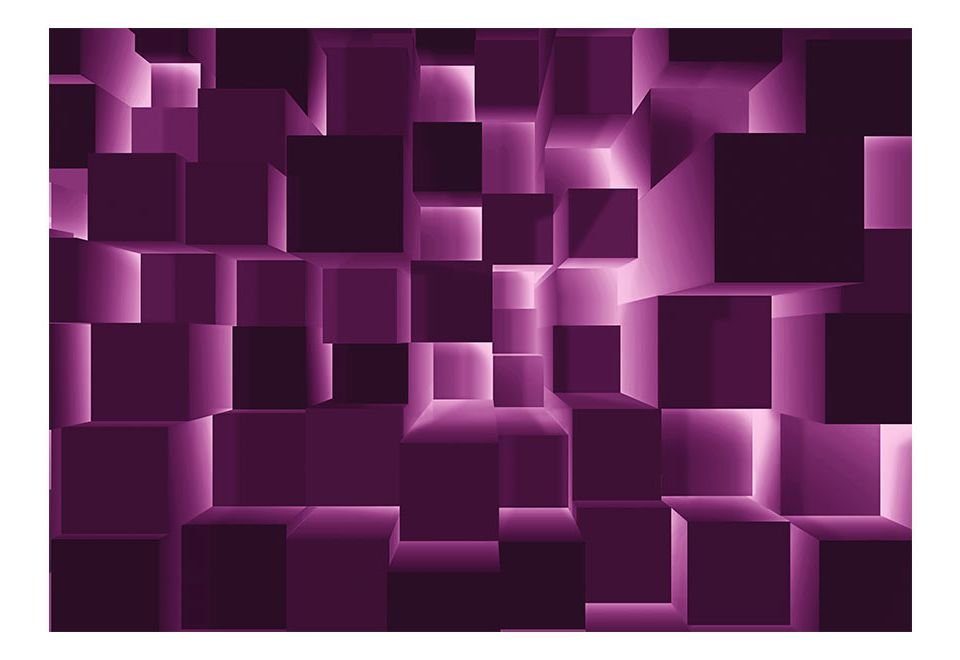 KUNSTLOFT Vliestapete Purple Hit 0.98x0.7 m, matt, lichtbeständige Design Tapete