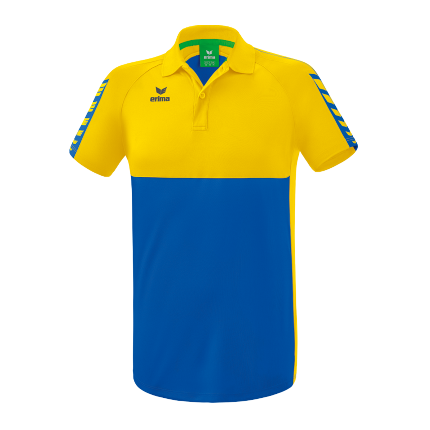 Erima SIX WINGS Poloshirt Blau Gelb