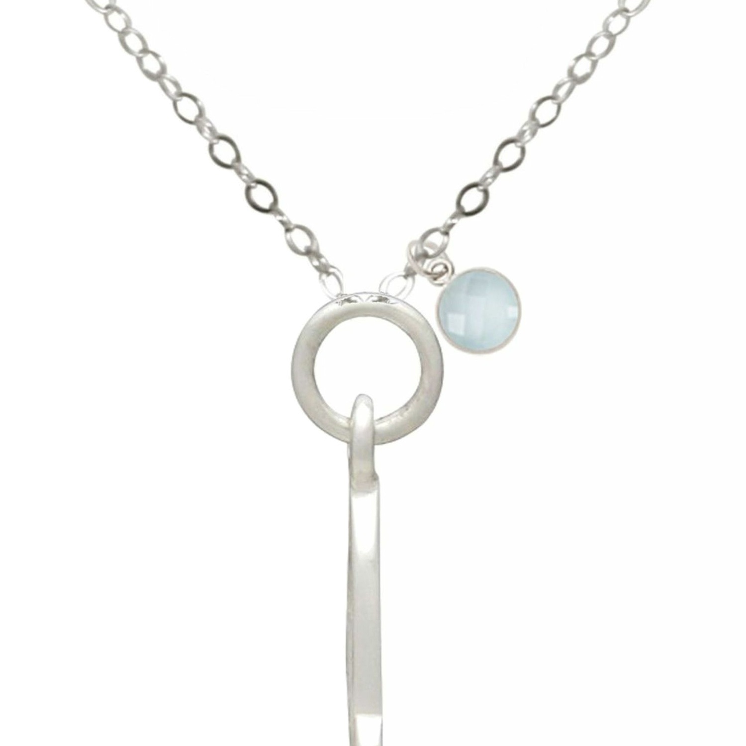 Kette mit Anhänger 'RAKETE Chalcedon'