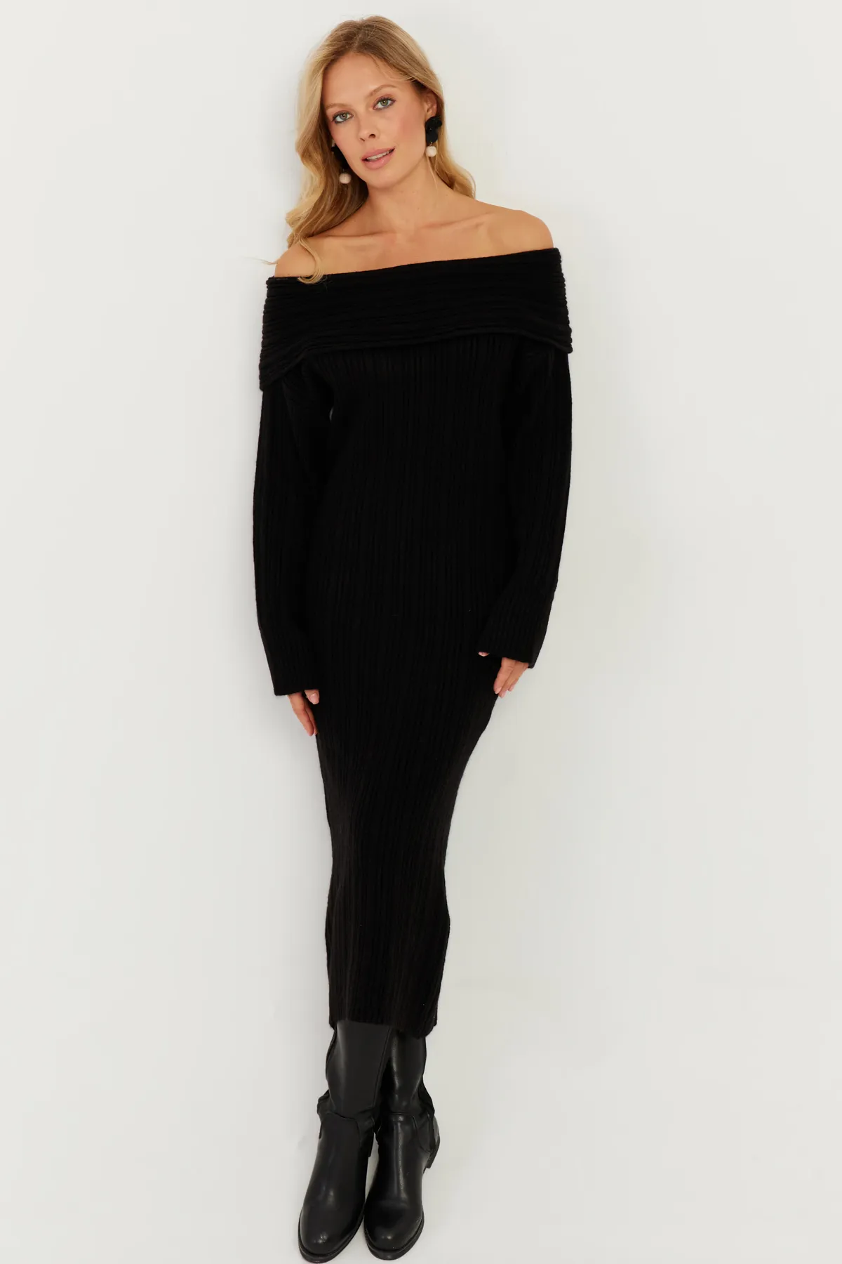 Cool & Sexy  Kleid - Schwarz - A-Linie