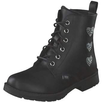 Puccetti Schnür Boots in schwarz