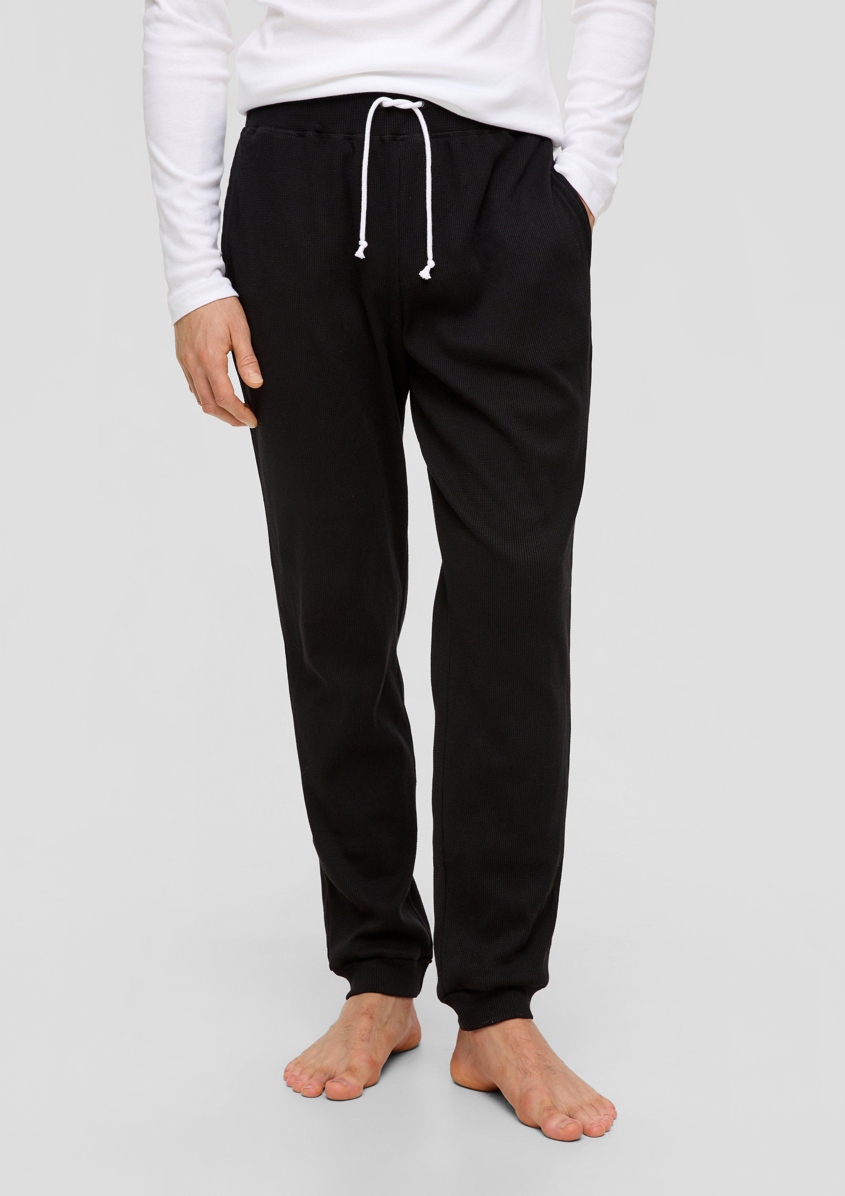 Pyjamahose mit Waffelpiqué-Struktur  6008407-9999
