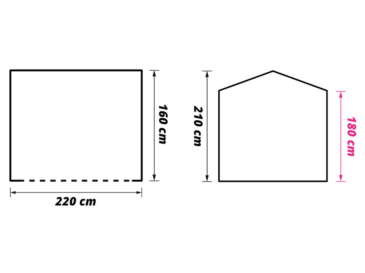 Obelink Barn PVC Easy Air aufblasbares Gerätezelt