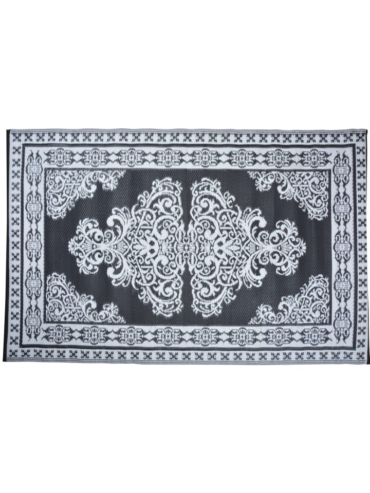 Esschert Design Outdoorteppich in Schwarz-weiß günstig kaufen onesize