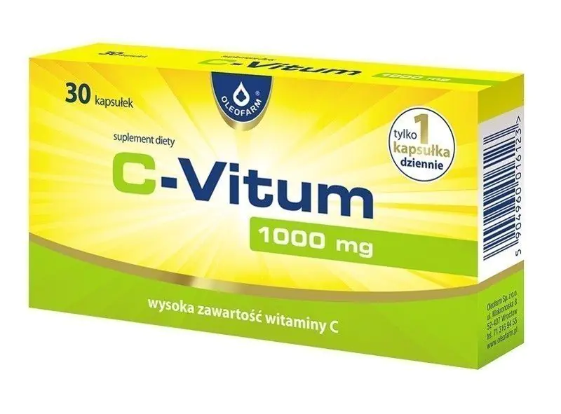 C-Vitum Oleofram, Βιταμίνη C 1000 mg, Κάψουλες