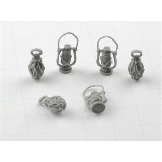 HQ Resin - Oil Lamps - Set 3