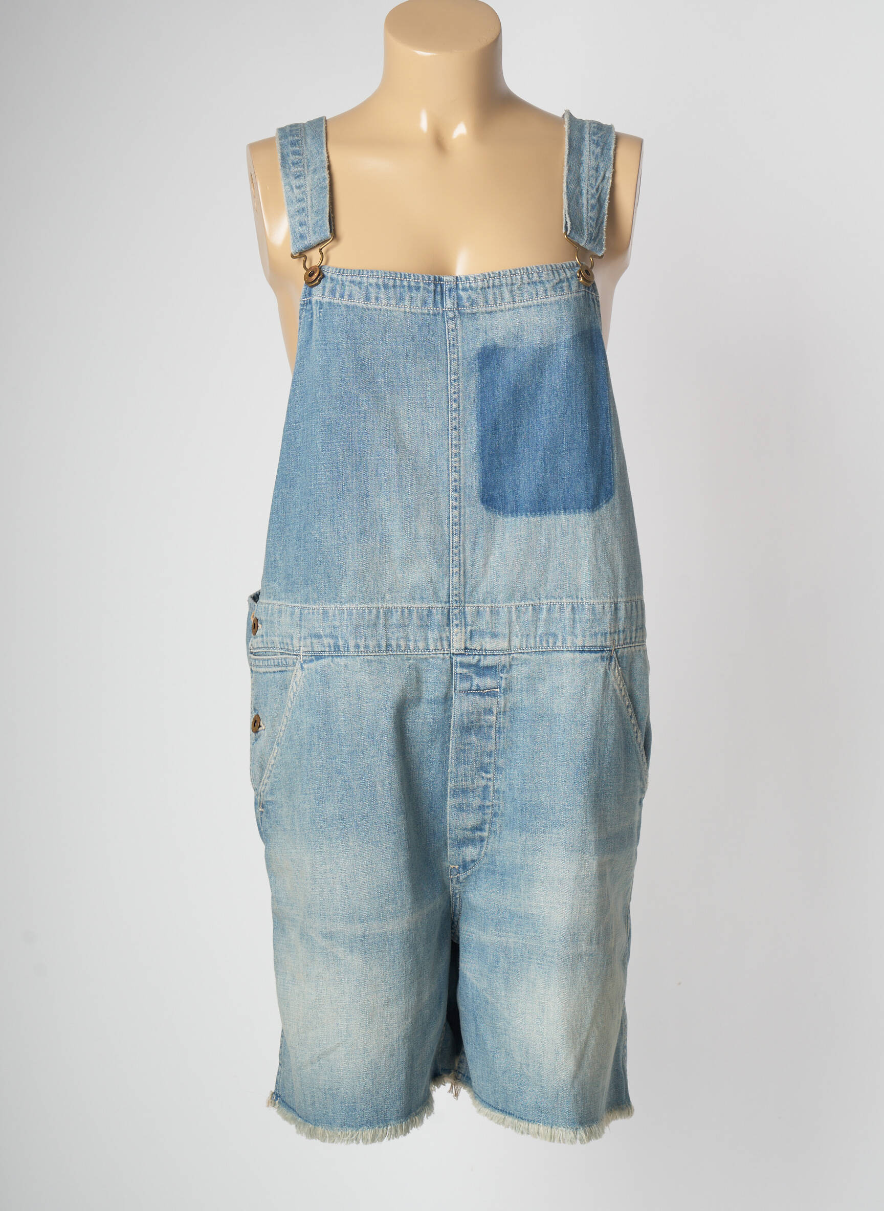 Denim And Supply Salopettes Femme couleur bleu