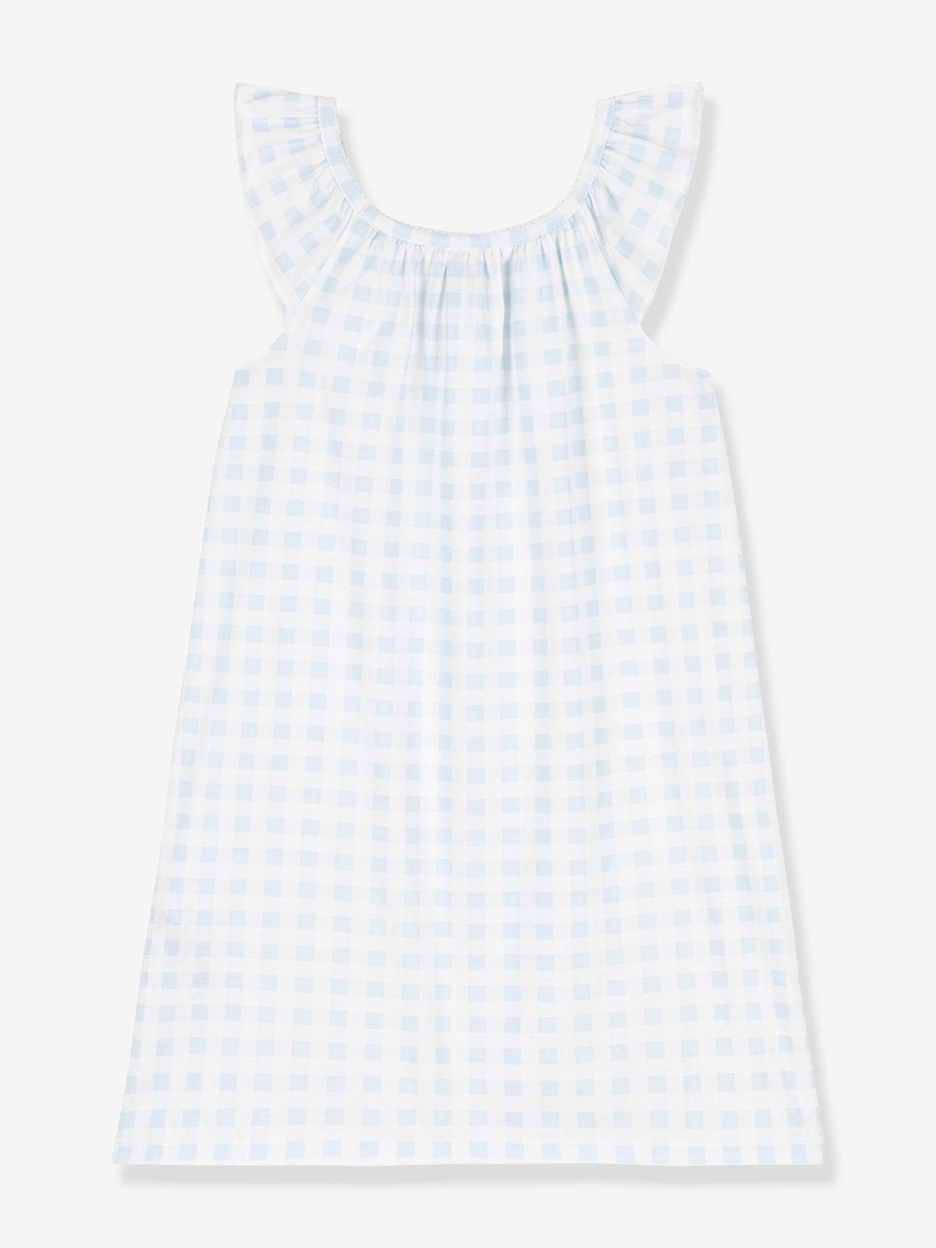 Chemise de nuit manches courtes PETIT BATEAU blanc