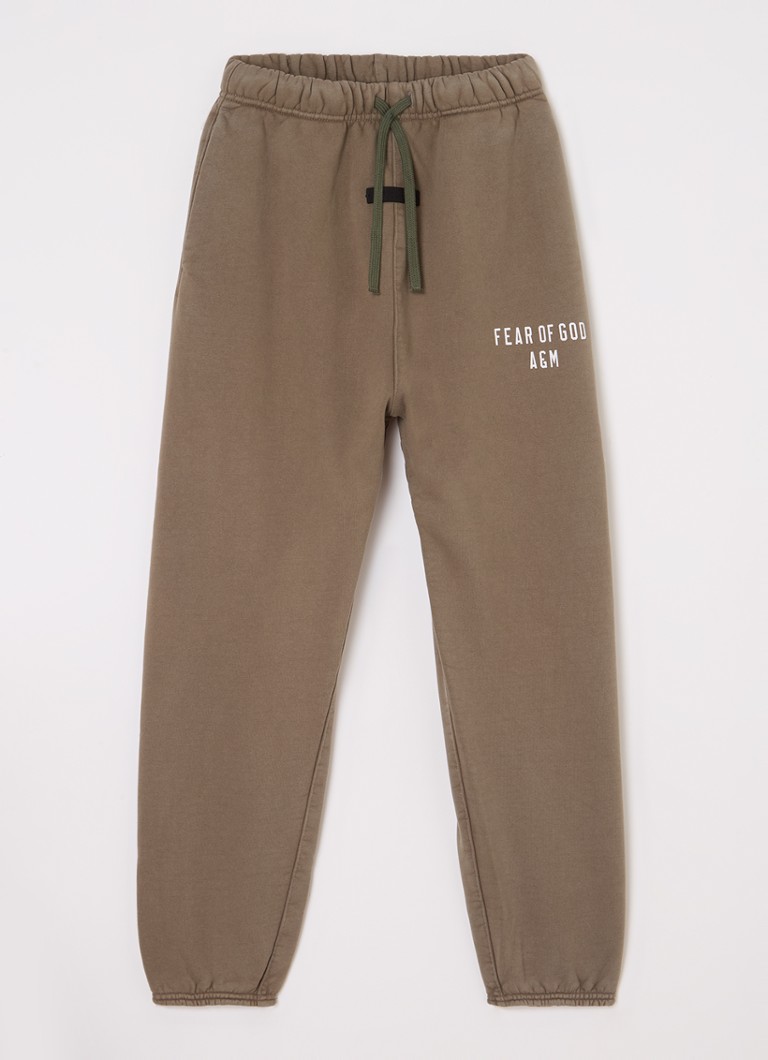Pantaloni de trening Fear of God Essentials slim fit cu șiret