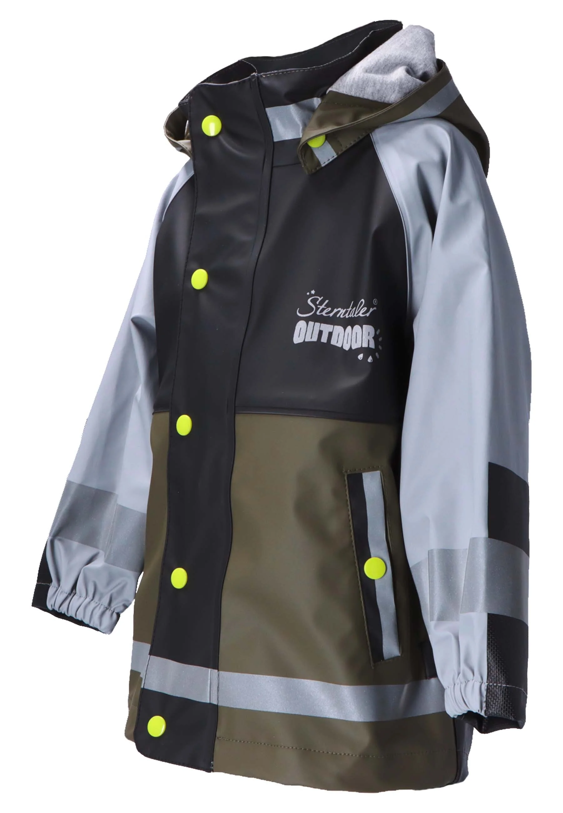 Funktions-Regenjacke mit Reflektoren, wasserdicht