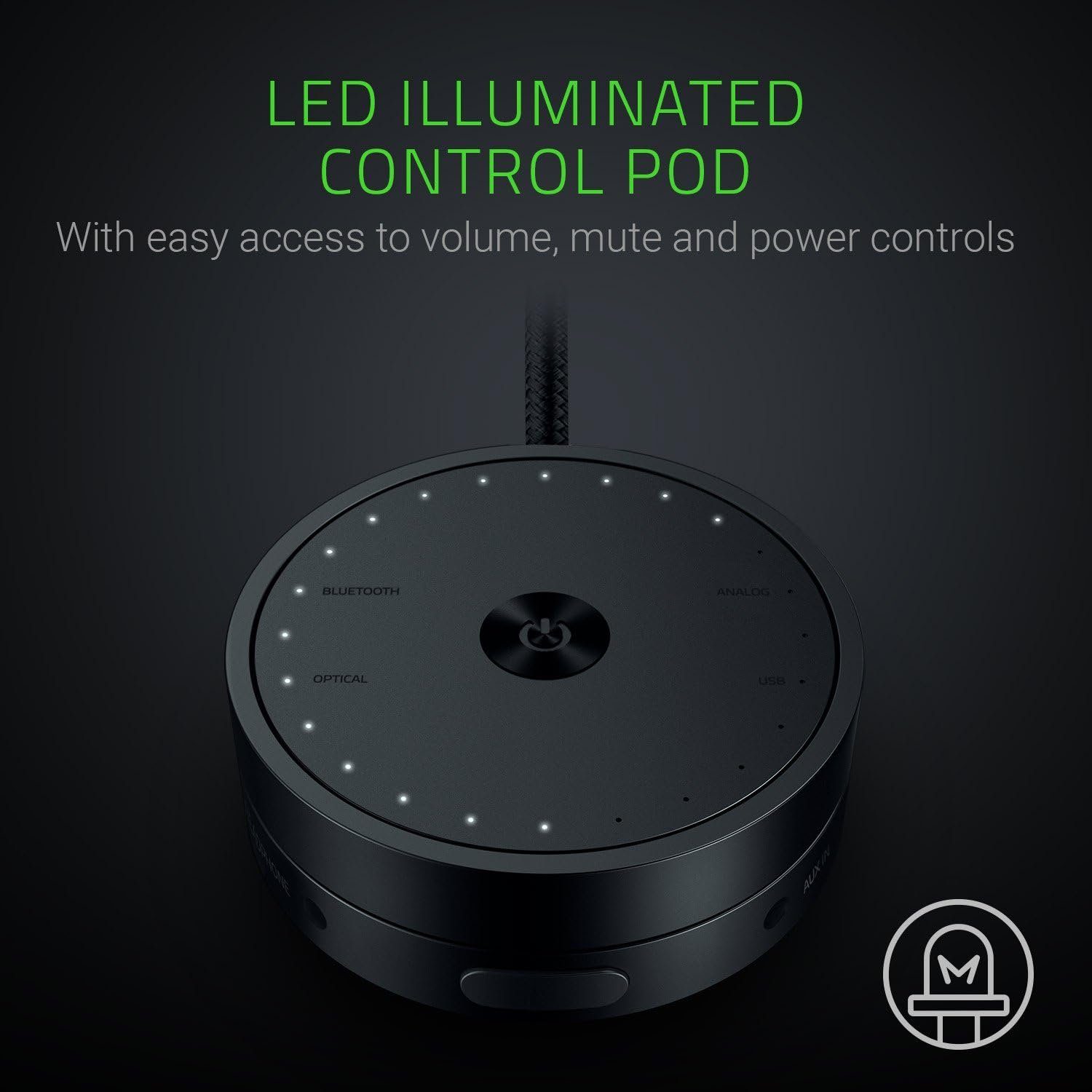 RAZER 2.1 Virtual Surround Premium Gaming&Heimkino Lautsprecher System Surround-Lautsprecher (Bluetooth, Heimkino,Lautsprecher, für Pc, TV, Musik, Razer Gaming, Boxen,Set)