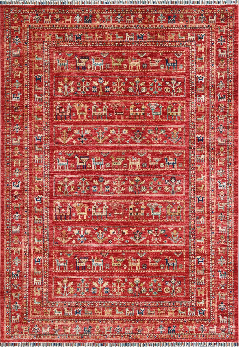 Teppich aus Afghanistan Smaragd 170 x 240 cm