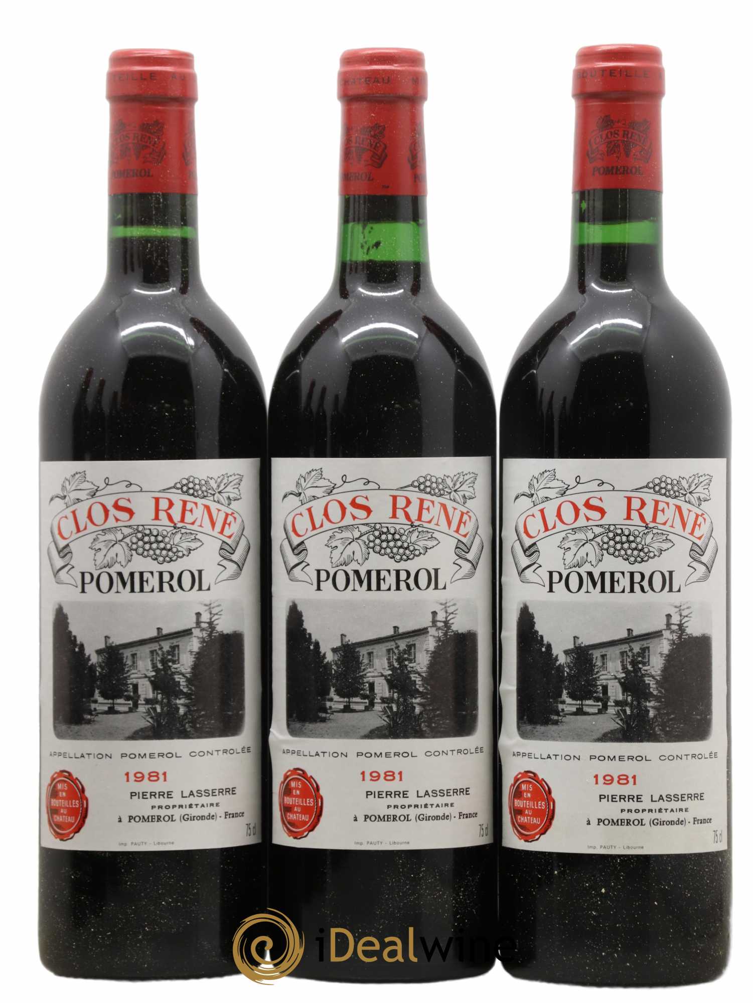 Clos René  1981 - Lot de 12 Bouteilles