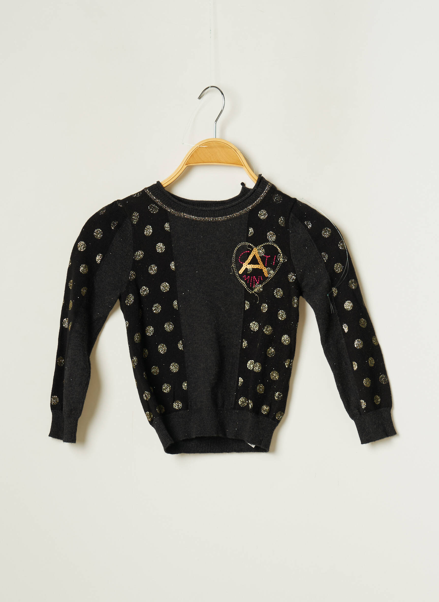 Catimini Pulls Fille couleur noir