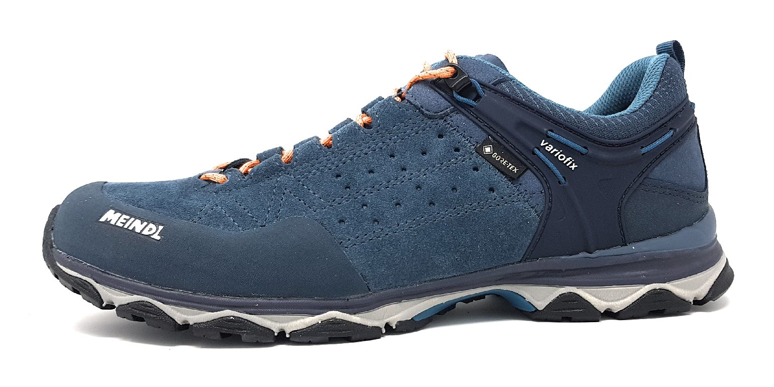 Meindl Ontario GTX 3938-29 Blau 29 Jeans / Orange