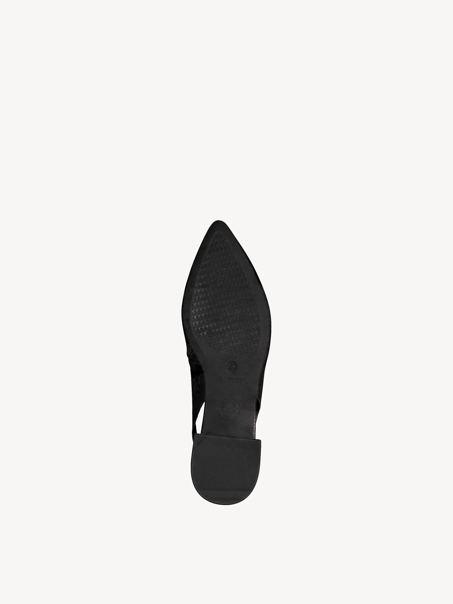 Escarpin en cuir - noir