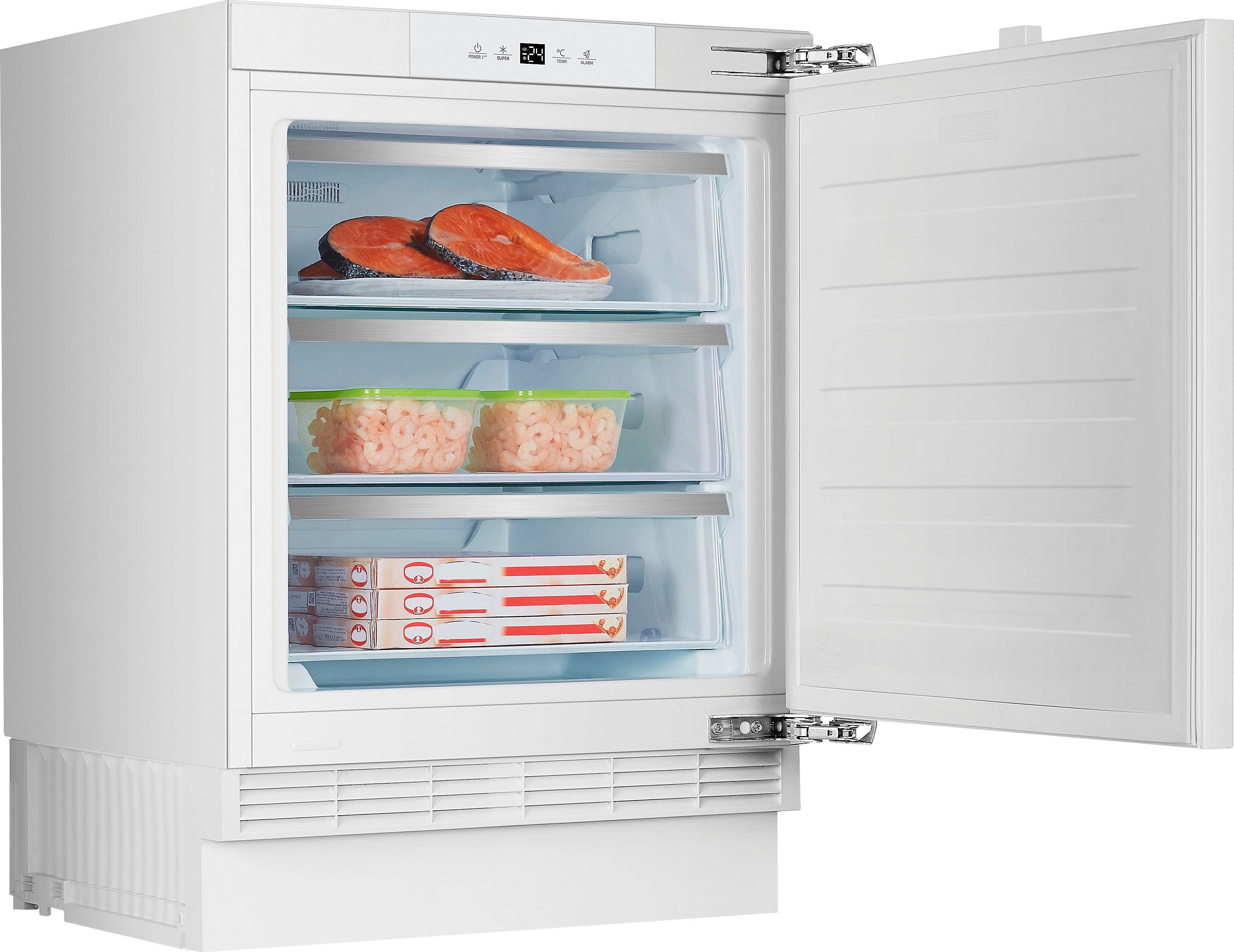 Hanseatic Einbaugefrierschrank HEGS8260D, 81,8 cm hoch, 59,5 cm breit